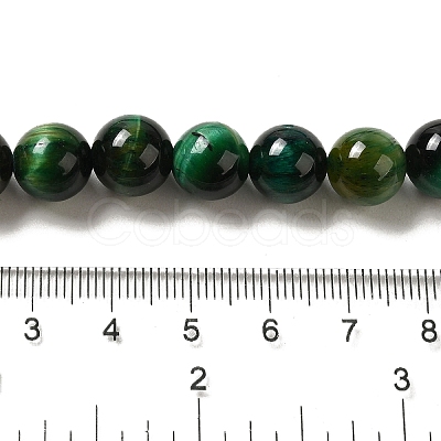 Dyed Natural Tiger Eye Beads Strands G-G102-A01-04-1