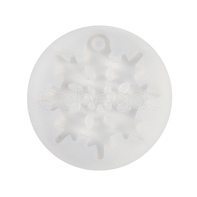 Christmas Snowflake DIY Silicone Pendant Molds DIY-A054-01B-1