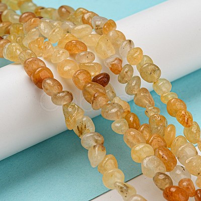 Natural Spring Topaz Jade Bead Strands G-F465-54-1