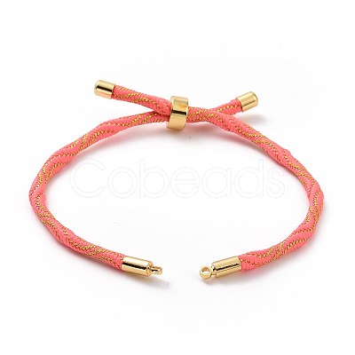 Nylon Cord Silder Bracelets MAK-C003-03G-05-1