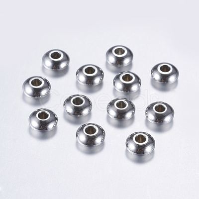 Tarnish Resistant 201 Stainless Steel Spacer Beads STAS-L198-32P-1