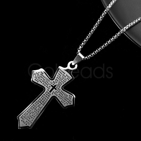 Cross Pendant Necklaces HO0584-1