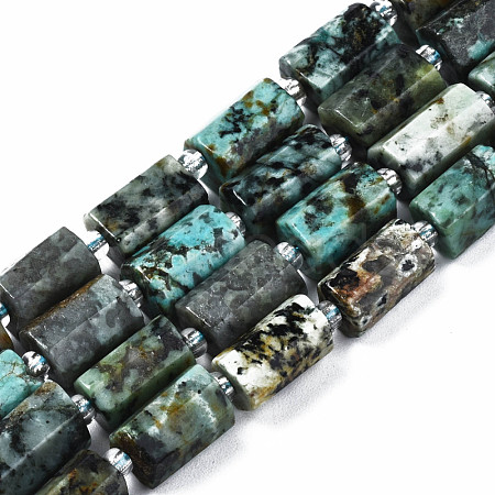 Natural African Turquoise(Jasper) Beads Strands X-G-S376-012-1