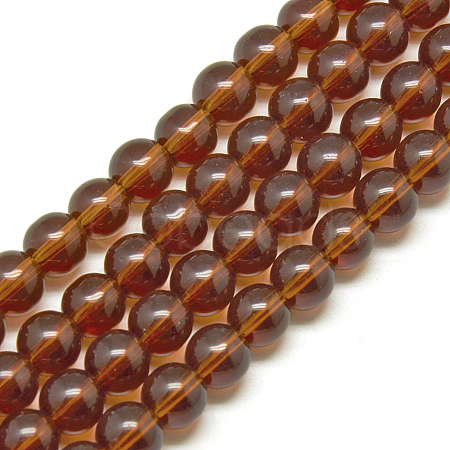 Glass Beads Strands GR6mm65Y-1