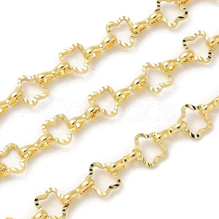 Rack Plating Brass Link Chains CHC-P012-05G-1