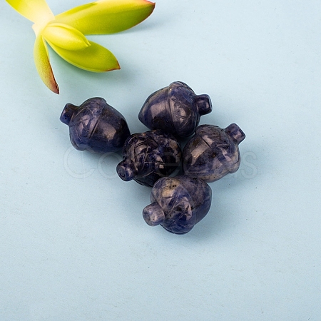 Natural Sodalite Carved Healing Pine Cone Figurines PW-WG28183-06-1