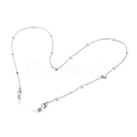 304 Stainless Steel Cable Chain Necklaces AJEW-EH00377-02-1