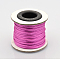 Macrame Rattail Chinese Knot Making Cords Round Nylon Braided String Threads, Magenta, 2mm, about 10.93 yards(10m)/roll