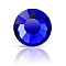 Preciosa&reg Crystal Hotfix Flatback Stones, Czech Crystal, Round(438 11 612 Chaton Rose VIVA 12 &reg), 30240 Cobalt Blue, SS10(2.7~2.9mm)