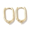 Brass Stud Earring Findings, Real 18K Gold Plated, 18x4mm, Pin: 0.9mm