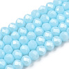 Electroplate Glass Beads Strands X-EGLA-A034-P10mm-A04-1