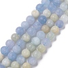 Natural Aquamarine Beads Strands G-B021-03B-2