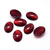 K9 Glass Cabochons Oval Flat Back Cabochons GGLA-L002D-01-2