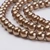Eco-Friendly Dyed Glass Pearl Beads Strands HY-A008-6mm-RB037-3