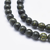 Natural Serpentine/Green Lace Stone Beads Strands G-P345-01-4mm-3