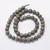 Electroplate Natural Druzy Agate Beads Strands G-G708-6mm-08-2