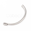 Non-Tarnish 304 Stainless Steel Hook and S-Hook Clasps STAS-U006-01B-P-2