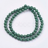 Natural Mashan Jade Beads Strands G-H1626-6MM-M-2