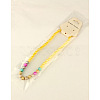 Fashion Imitation Acrylic Pearl Stretchy Necklaces for Kids NJEW-JN00425-05-2