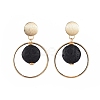 Natural & Synthetic Gemstone Dangle Earrings EJEW-JE03937-2