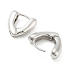 Rack Plating Brass Triangle Hoop Earrings EJEW-Q779-02P-2