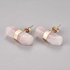 Natural & Synthetic Mixed Stone Stud Earrings EJEW-I212-F-2