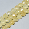 Natural Topaz Jade Beads Strands X-G-S357-E01-12-1
