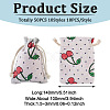 Kissitty 50Pcs 10 Styles Cotton & Linen Christmas Gift Bags ABAG-KS0001-05-4