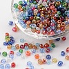 6/0 Round Glass Seed Beads SEED-US0003-4mm-TR-1