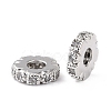 Brass Micro Pave Clear Cubic Zirconia Beads ZIRC-P091-04B-RS-3