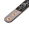 Faux Suede Snap Cord Bracelet BJEW-F428-12-3