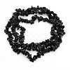 Natural Obsidian Beads Strands F005-3