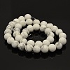 Synthetic Howlite Round Beads Strands G-PH0015-8mm-2