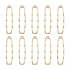 10Pcs Alloy Open Back Bezel Big Pendants PALLOY-TAG0001-01-21