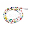 Glass Beads Strands GLAA-F106-B-12-2