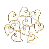 Brass Stud Earrings KK-T032-166G-3