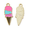 Summer Theme Alloy Enamel Pendants ENAM-B050-07G-01-2