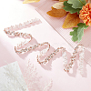 Fingerinspire 1 Yard Crystal Hotfix Rhinestone Bridal Belt Trim Chain DIY-FG0004-44B-5