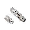 Non-Tarnish 316 Stainless Steel Bayonet Clasps STAS-K282-07D-P-2