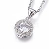 304 Stainless Steel Pendant Necklaces NJEW-L146-01-2