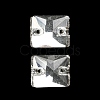 Glass Connector Charms GLAA-A006-09A-1