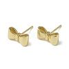 Rack Plating Brass Stud Earrings EJEW-U006-03G-1