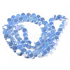 Electroplate Glass Beads Strands EGLA-S194-13A-2