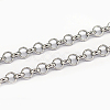 3.28 Feet 304 Stainless Steel Rolo Chains X-CHS-L001-28-4mm-1
