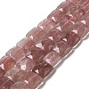 Natural Strawberry Quartz Beads Strands G-C109-A04-02-1