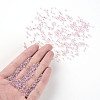 11/0 Grade A Transparent Glass Seed Beads X-SEED-N001-E-310-4