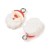 Christmas Theme Opaque Resin Pendants RESI-S08-02J-2