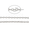 304 Stainless Steel Cable Chains X-CHS-A003I-0.5mm-5