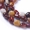 Natural Mookaite Beads Strands X-G-P433-17-3
