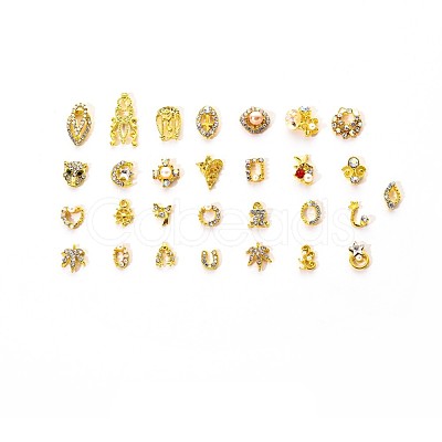 Alloy Rhinestone Cabochons MRMJ-R082-116-1